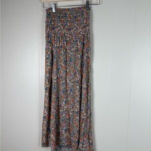 SELF CONTRAST smoked mini‎ dress in multi
